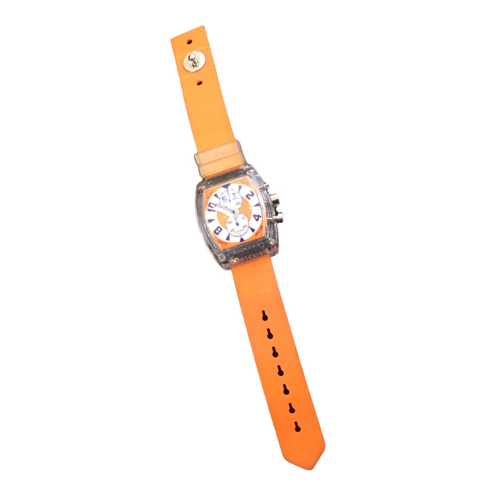 LOCMAN Italy ELBA TEAM Chronograph Quartz Wristwatch Unisex Ref:370 Orange
